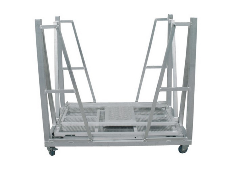 Tranporting Fence and Crowd Barrier Trolley